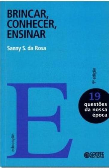 Imagem de Livro - Brincar, conhecer, ensinar