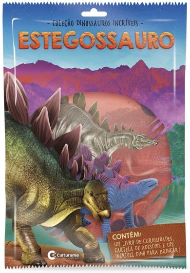 Imagem de Livro Brinquedo Ilustrado Dinossauros Sort. C/ Miniatura  - CULTURAMA