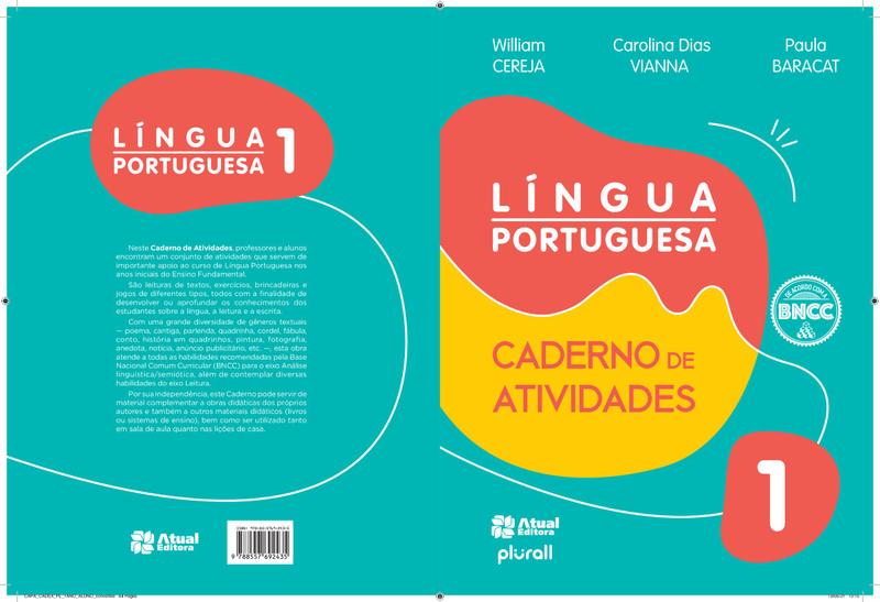 Imagem de Livro - Caderno de Atividades Língua Portuguesa – 1º ano