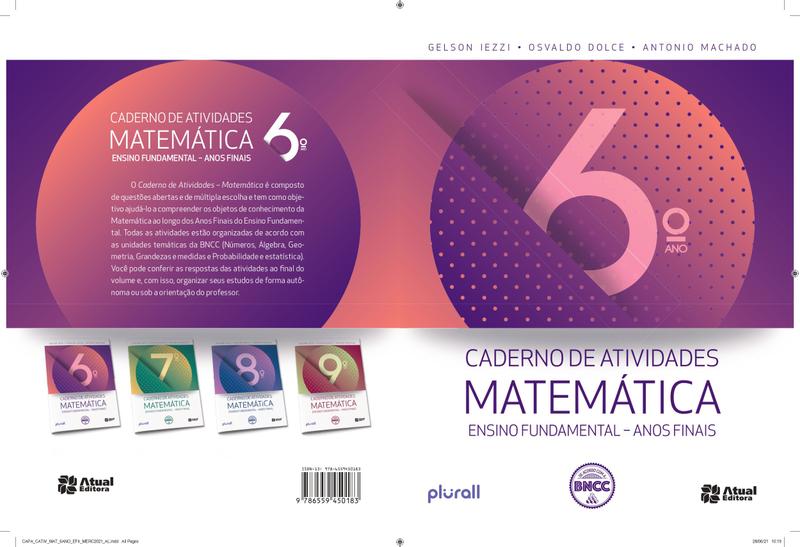 Imagem de Livro - Caderno de Atividades Matemática 6º ano