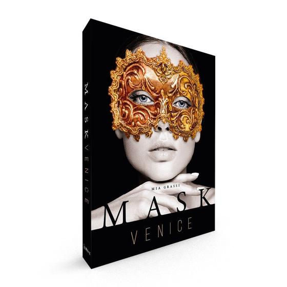 Imagem de Livro Caixa Book Box Mask Venice 36x27x5cm