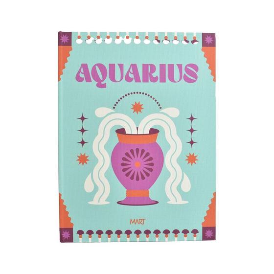 Imagem de Livro Caixa Book Box Signo Aquarius 33x25x3cm Mart