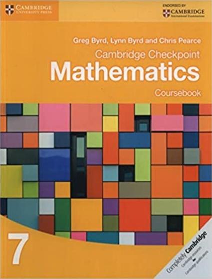 Imagem de Livro - Cambridge Checkpoint Mathematics  7 Coursebook - CAMBRIDGE BILINGUE