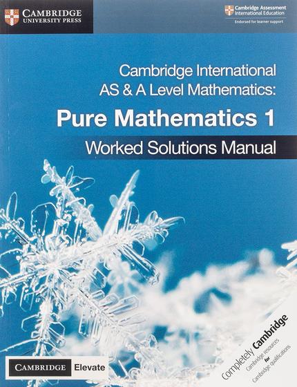 Imagem de Livro Cambridge International AS & A Level Mathematics