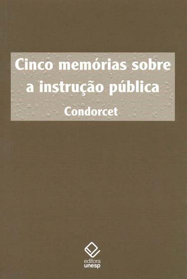Imagem de Livro - Cinco memórias sobre a instrução pública
