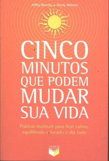 Livro - Cinco minutos que podem mudar sua vida - Livros de Autoajuda ...