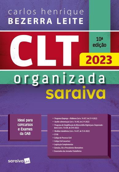 Imagem de Livro - Clt Organizada - 10ª edição 2023