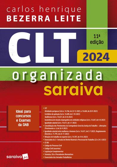 Imagem de Livro - Clt Organizada - 11ª edição 2024