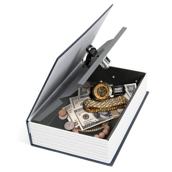 Imagem de Livro Cofre BookSafe em aço com 2 Chaves