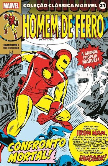 Imagem de Livro - Coleção Clássica Marvel Vol. 21 - Homem de Ferro Vol. 3