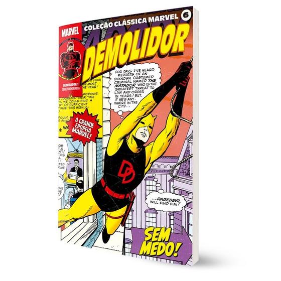 Livro - Coleção Clássica Marvel Vol. 6 - Demolidor Vol. 1 Menor preço em Livro - Coleção Clássica Marvel Vol. 6 - Demolidor Vol. 1