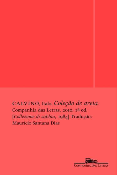 Imagem de Livro - Coleção de areia