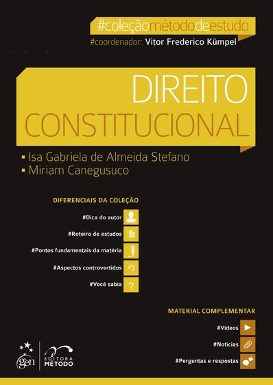 Imagem de Livro - Coleção Método De Estudo - Direito Constitucional