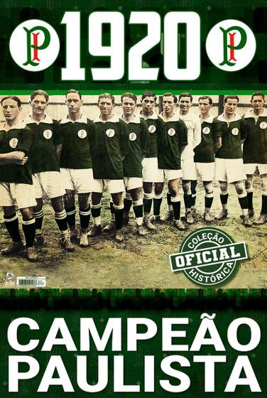 Imagem de Livro Coleção Oficial Histórica Palmeiras Edição 03 Campeão Paulista de 1920