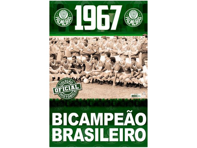 Imagem de Livro Coleção Oficial Histórica Palmeiras Edição 06 Bicampeão Brasileiro de 1967