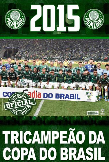 Imagem de Livro Coleção Oficial Histórica Palmeiras Edição 20 Pôster Copa do Brasil 2015