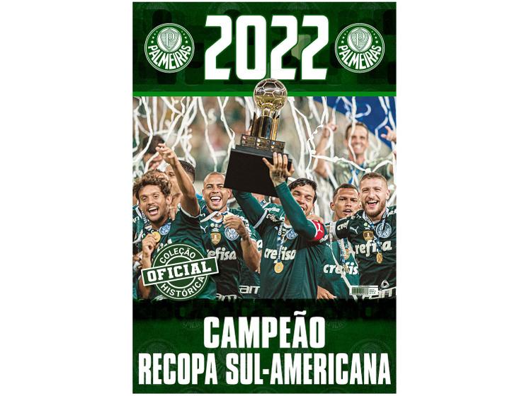 Imagem de Livro Coleção Oficial Histórica Palmeiras Edição 27 Pôster Recopa Sul-Americana 2022