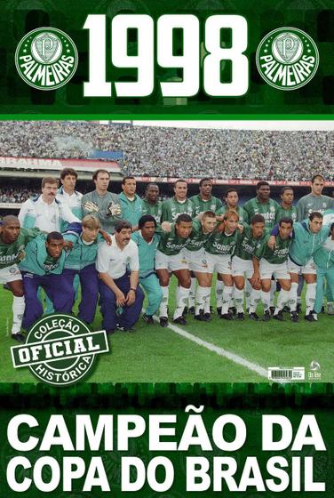 Imagem de Livro Coleção Oficial Histórica Palmeiras Pôster Copa do Brasil 1998