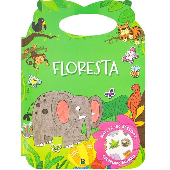 Imagem de Livro - Colorindo animais - Um livro com alça: Floresta