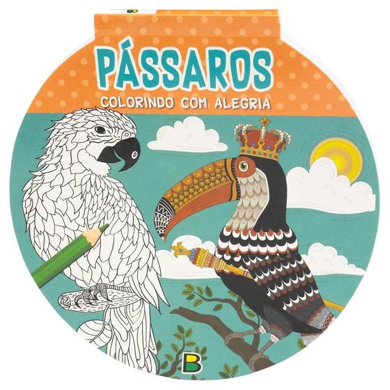 Imagem de Livro - Colorindo com Alegria: Pássaros