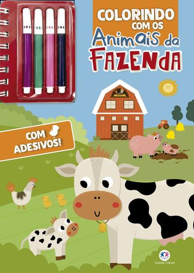 Imagem de Livro - Colorindo com os animais da fazenda