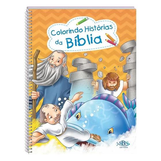 Imagem de Livro Colorindo Histórias da Bíblia - TodoLivro