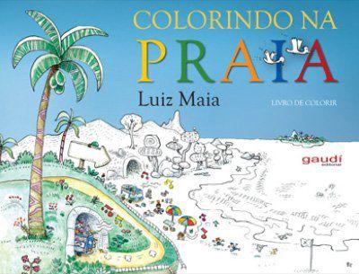 Imagem de Livro - Colorindo na praia