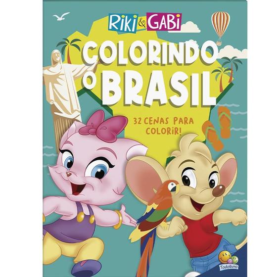 Imagem de Livro - Colorindo o Brasil (Riki & Gabi)