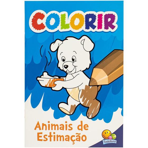 Livro - Colorir: Animais de Estimação Menor preço em Livro - Colorir: Animais de Estimação