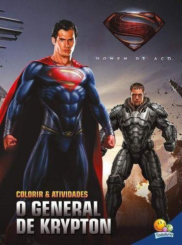 Imagem de Livro - Colorir e atividades(GD)-Homem de aço: O general de Krypton