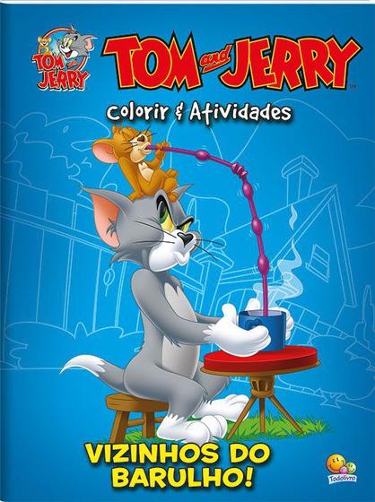 Imagem de Livro - Colorir e atividades(GG)-Tom and Jerry: Vizinhos do barulho!