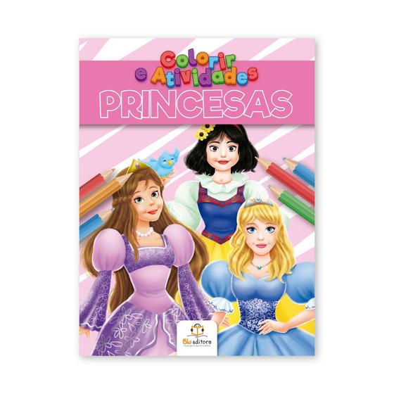 Imagem de Livro - Colorir e Atividades: Princesas