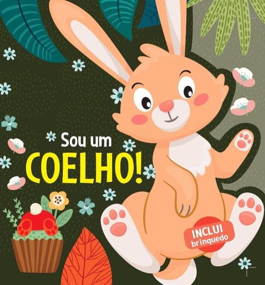 Imagem de Livro com Pelúcia - Sou Um Coelho