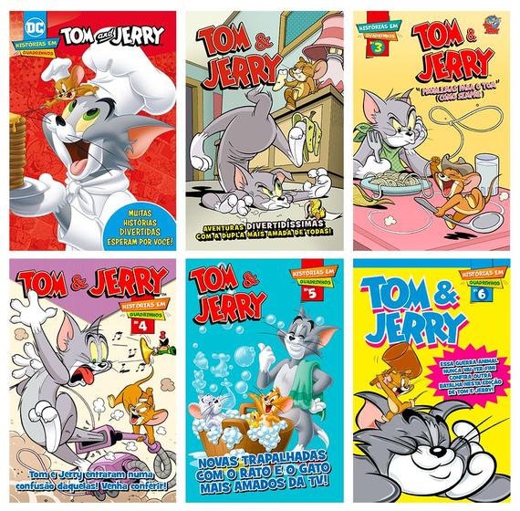 Imagem de Livro - Combo Quadrinhos Tom e Jerry - Kit com 6 Quadrinhos