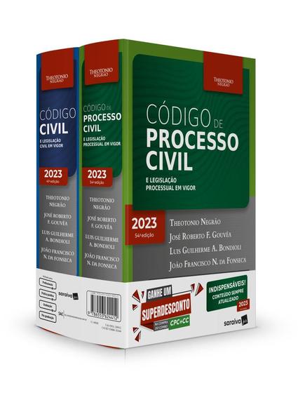 Imagem de Livro Combo TN Código Civil e Código Processo Civil Theotonio Negrão