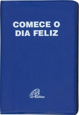 Imagem de Livro - Comece o dia feliz - Capa plástica azul