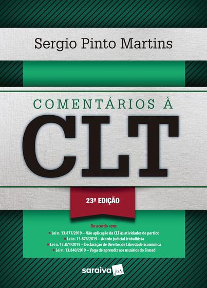 Imagem de Livro - Comentários à CLT - 23ª Edição 2020