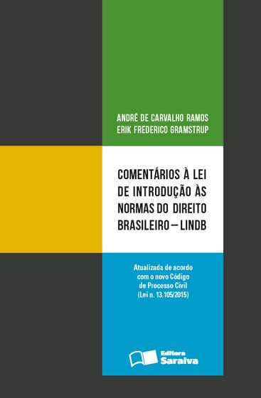 Imagem de Livro - Comentários à lei de introdução às normas do direito brasileiro - 1ª edição de 2016