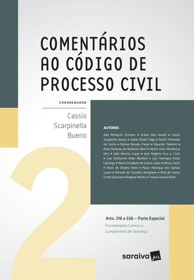 Imagem de Livro - Comentários ao código de processo civil - 1ª edição de 2017