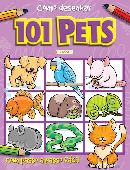 Imagem de Livro - Como desenhar 101 Pets