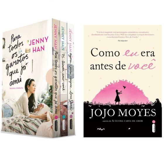 Livro como eu era antes de você + box para todos os garotos Menor preço em Livro como eu era antes de você + box para todos os garotos