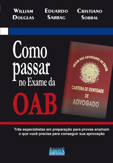 Imagem de Livro - Como Passar no Exame da OAB