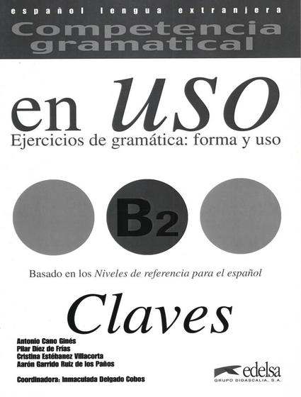 Imagem de Livro - Competencia gramatical b2 - en uso - clave