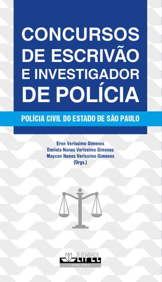 Imagem de Livro - Concursos de escrivão e investigador de polícia