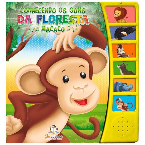 Imagem de Livro - Conhecendo os sons da floresta: Macaco