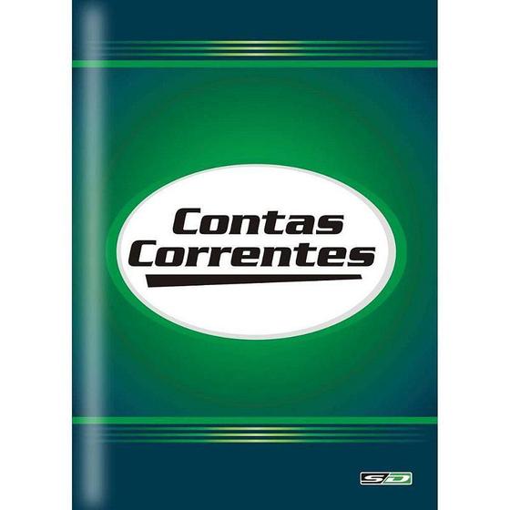 Imagem de Livro Conta Corrente 1/4 50 Folhas PCT com 10