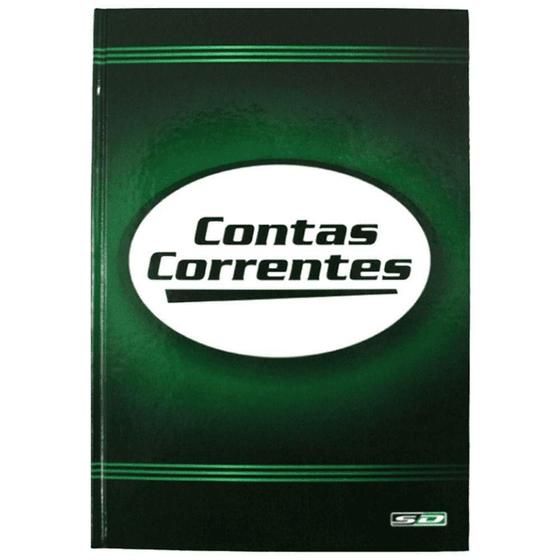 Imagem de Livro Conta Corrente Controle Financeiro 1/4 Pequeno 50 Fls