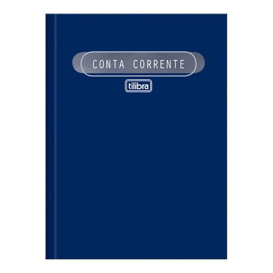 Imagem de Livro Conta Corrente Pequeno 1/4 100 Folhas Tilibra