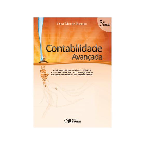 Imagem de Livro - Contabilidade Avançada - Ribeiro - Saraiva