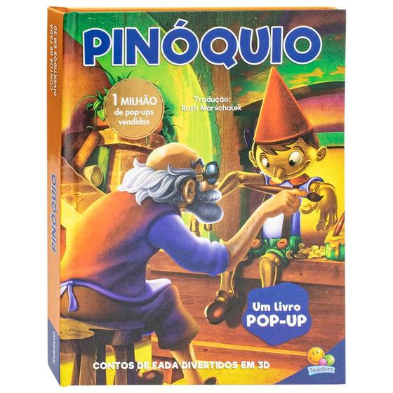 Imagem de Livro - Contos de Fada Div. em 3D: Pinóquio